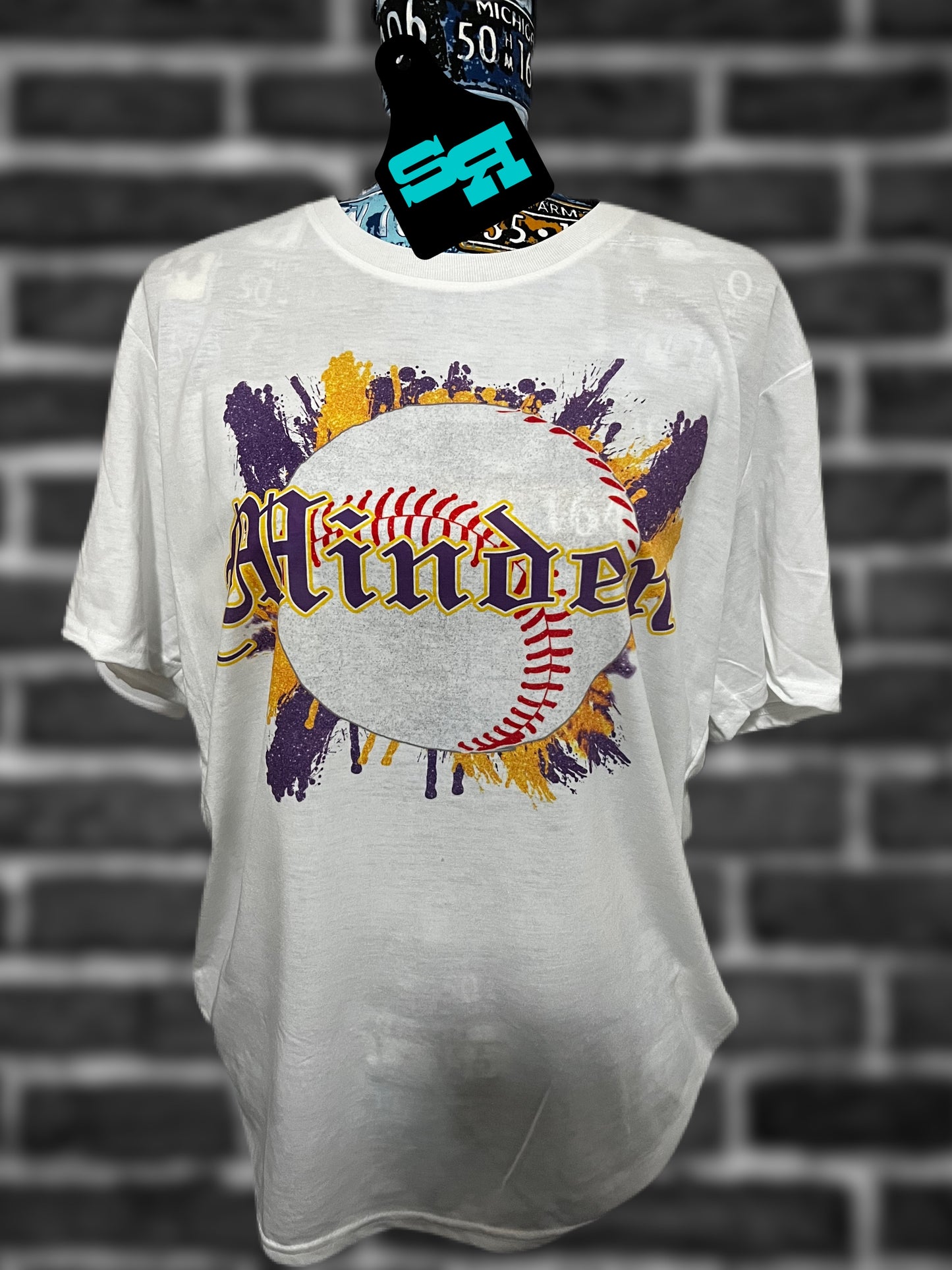 Minden Baseball Splatter